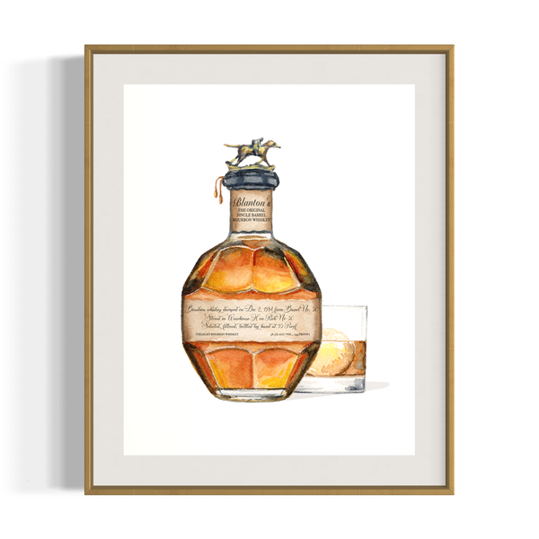 Blanton's Watercolor Art Print