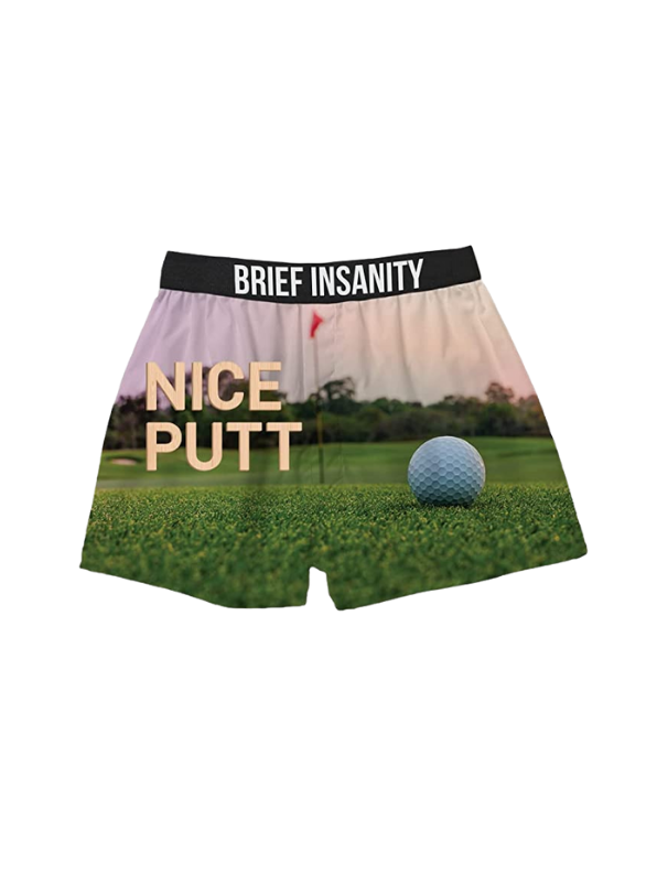 Nice Putt Golf Theme Boxer