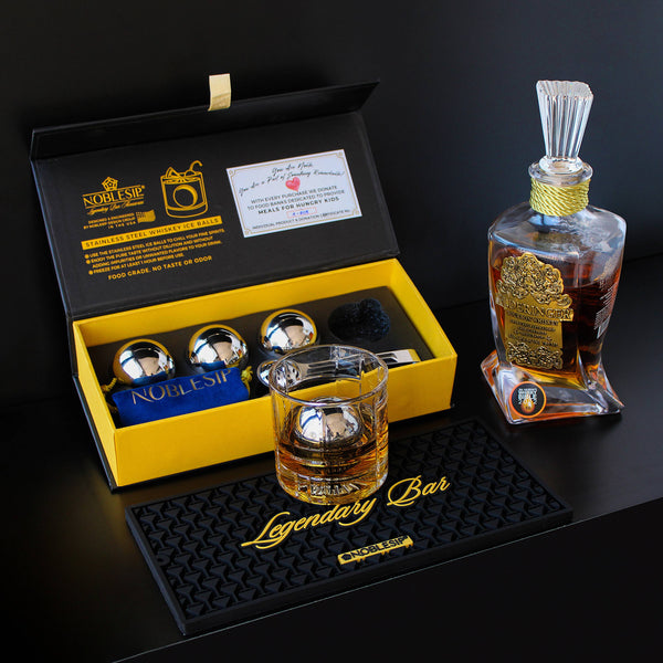 Whiskey INNOVATIVE Chilling Ice Balls - bourbon bar men gift