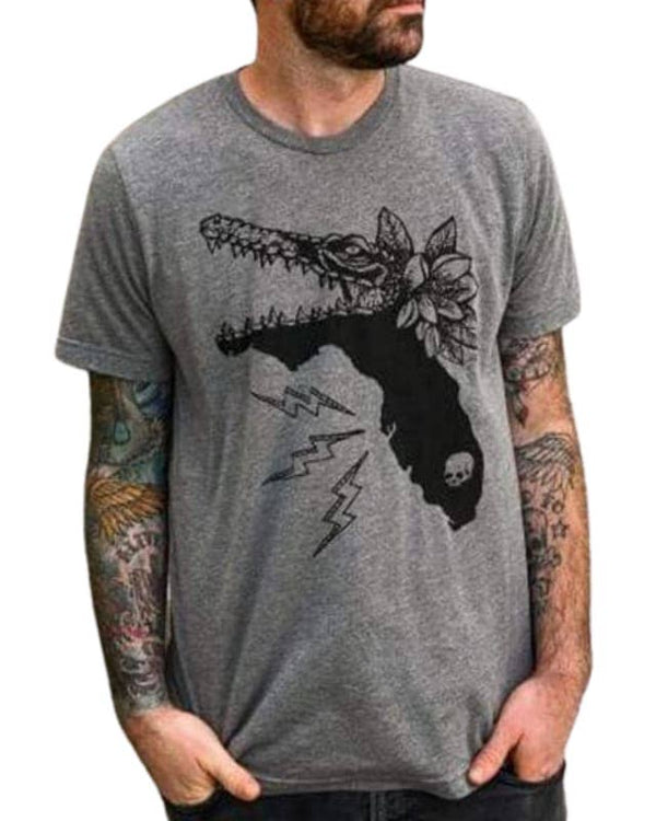 Florida Will Eat You design on Men's/Unisex Shirt