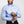 Elijah Standard Fit Medium Blue Dress Shirt by Alynn