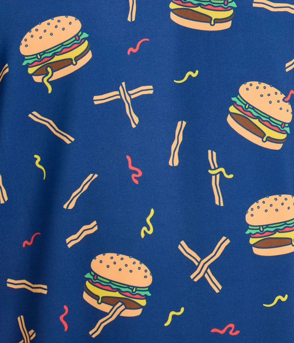 Snack Shack Men's Golf Polo – Burger and Fries Golf Shirt