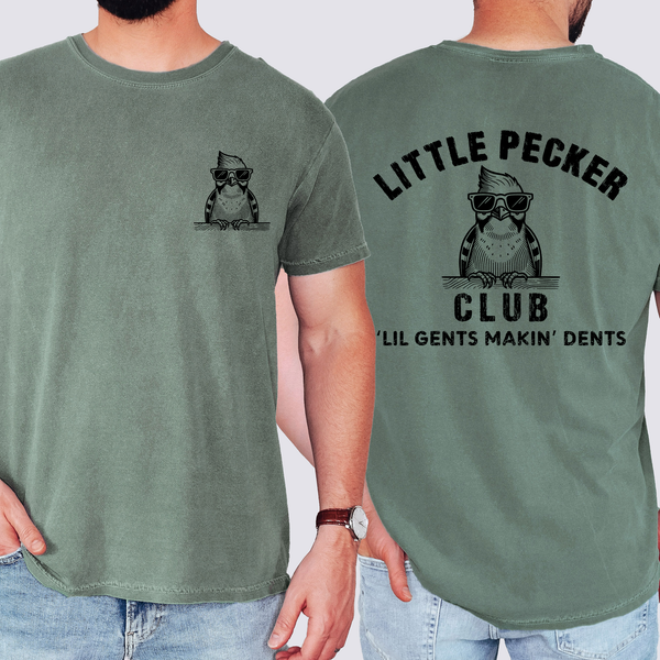 Little Pecker Club, Funny, Dad, Father's Day Husband T-Shirt