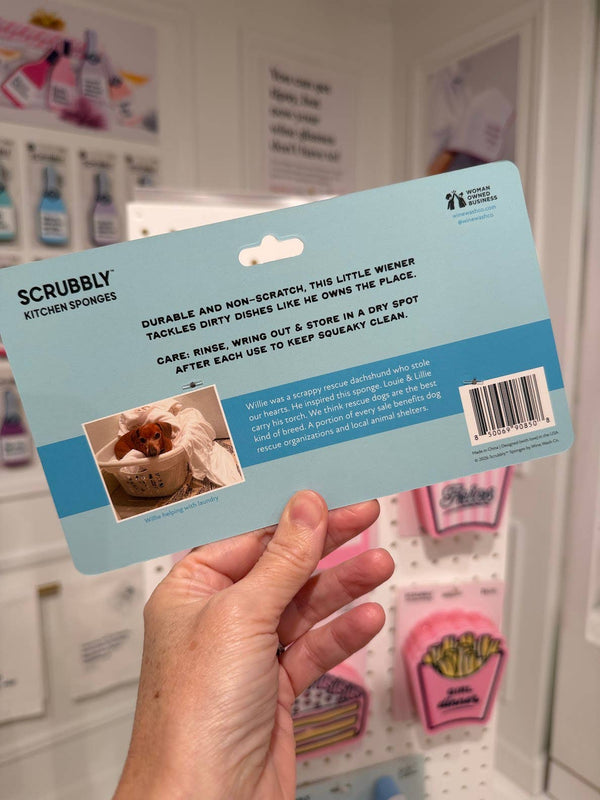 Scrubbly Sponge - Wiener Cleaner Dachshund