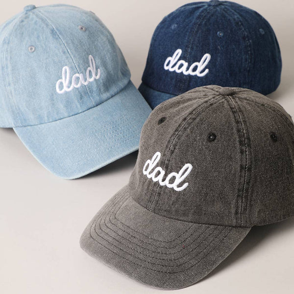Dad Text Embroidered Father's Day Baseball Cap