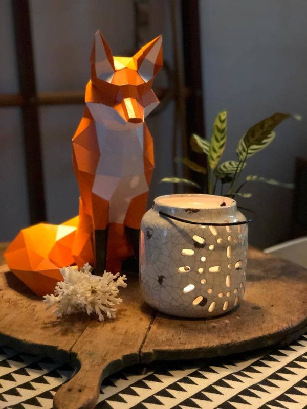 Fox 3D Origami Model PaperCraft Kit