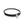 Backstage Black Guitar String Bracelet with Note Charm