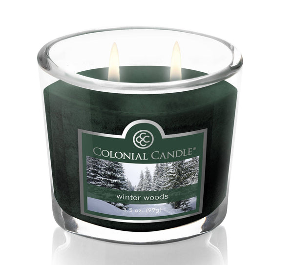 Classic Oval Winter Woods, 2 Wick, 3.5oz