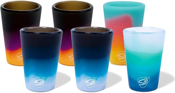 1.5 oz Silicone Silipint Shot Glass - Stars and Stripes