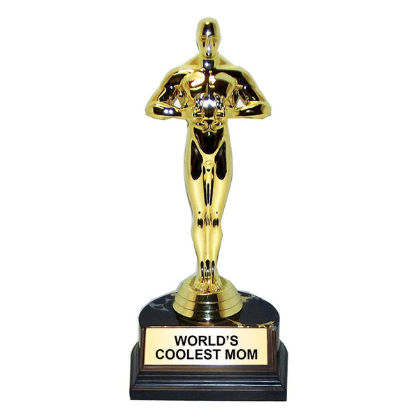 Trophy - World's Coolest Mom - Gold - (7 inches)