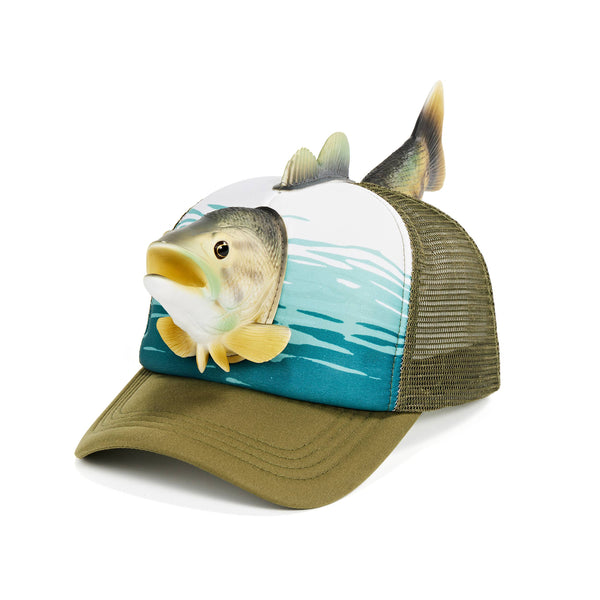 Largemouth Bass | Unisex Trucker Hat Base Cap Mesh Back