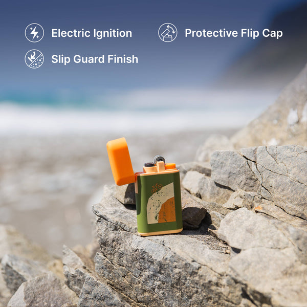MK Lighter Outdoor Series, Camper Set F, Torch Flame Lighter
