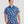 Hot Dog Men's Golf Shirt - Blue Summer Golf Polo