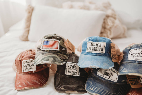 Brief Insanity Town Drunk Vintage Trucker Hat