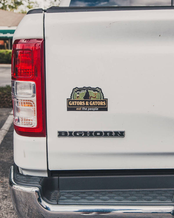 Gators & Gators Bumper Sticker