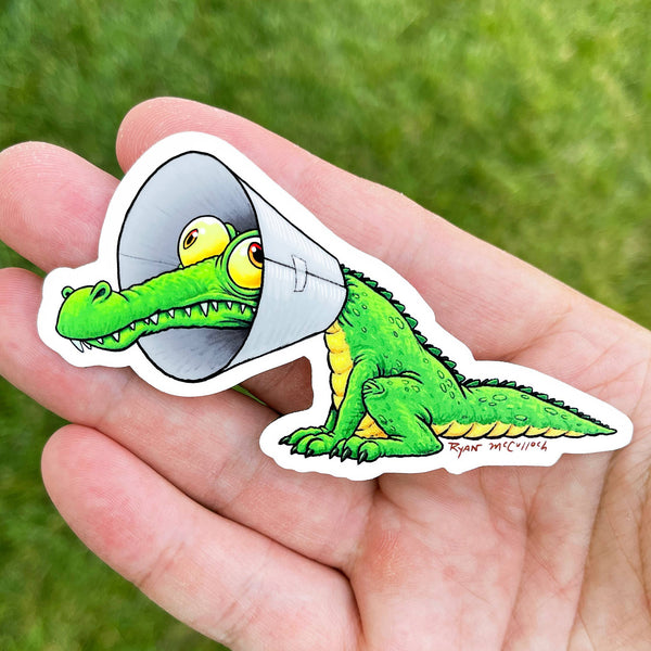 VINYL STICKER: Healing Alligator