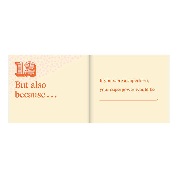 Dad, I Love You Because …  Fill in the Love® Book
