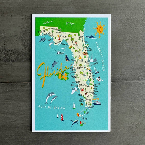Florida 4" x 6" Postcard