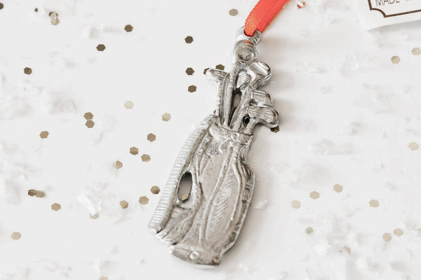 Golf Bag Christmas Ornament - Gift for Golfer