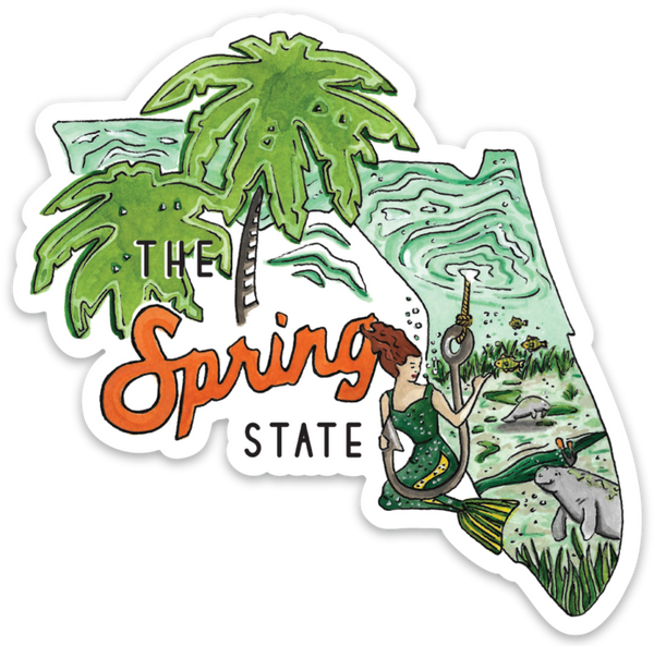The Spring State Sticker