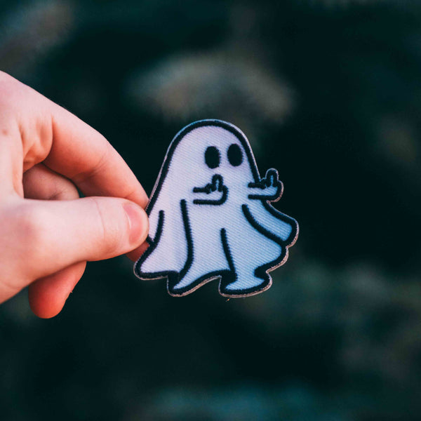 Fuck Boo Ghost Embroidered Sticker Patch