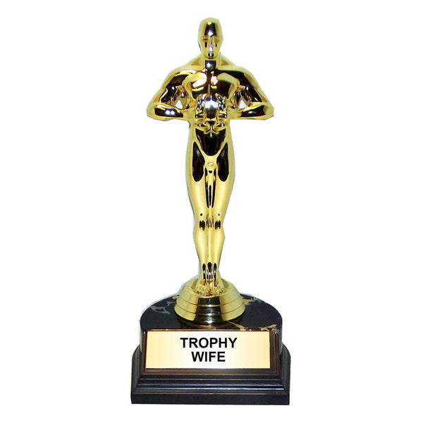 Valentine's Trophy - Trophy Wife - Gold - (7 inches)