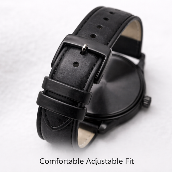 GENTS 42 mm Men’s Minimalist Leather Watch