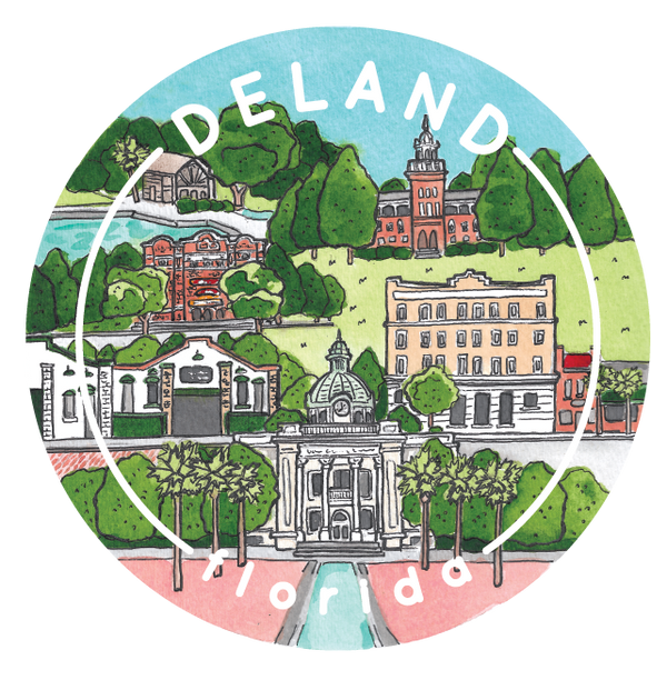 DeLand Travel Sticker