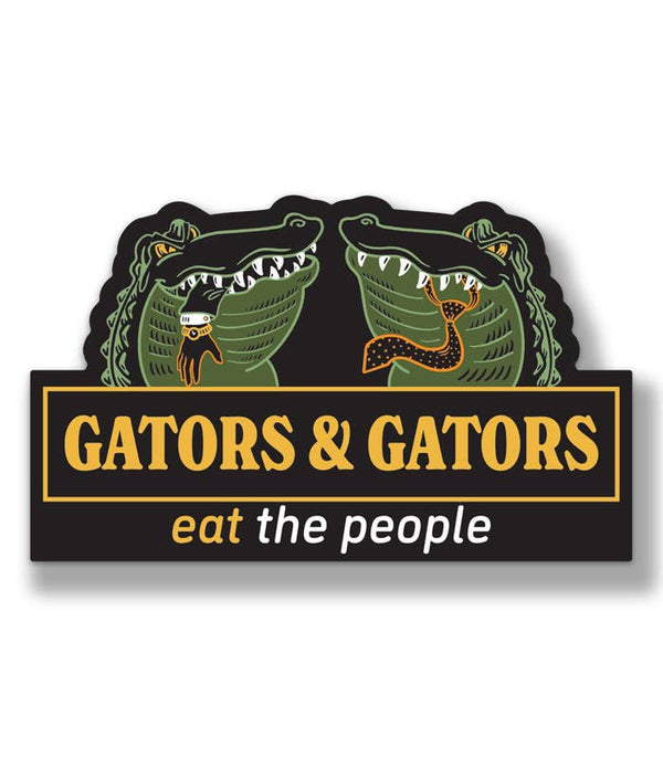 Gators & Gators Bumper Sticker
