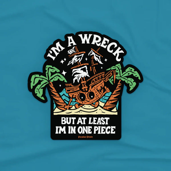 Peculiar Pirate I’m a Wreck Sticker