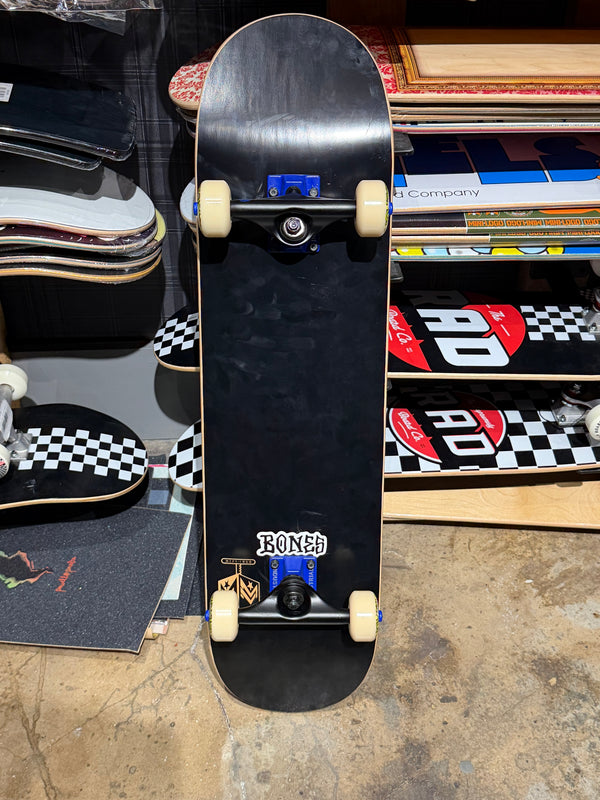 MINI LOGO DETONATOR BLACK COMPLETE SKATEBOARD 8.0