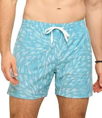 Chubbies The Turquoise Tides 7 Classic Lined Swim Trunk