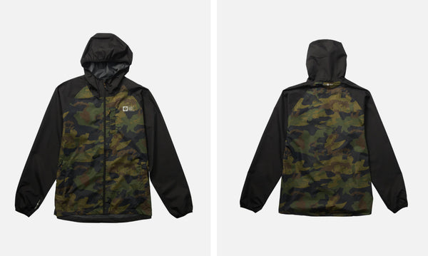 Salty crew stash waterproof jacket camo