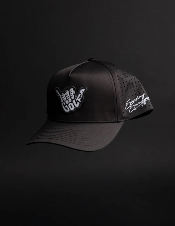 Sunday swagger Golf Shaka hat black