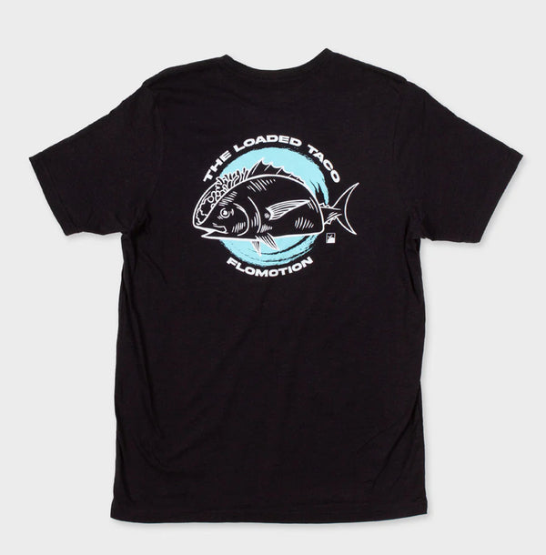 Flomotion The loaded taco black tee