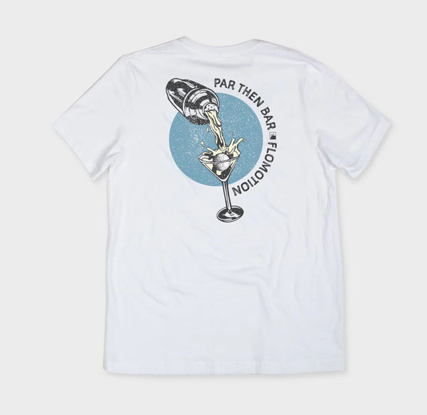 FloMotion bar then par white tee