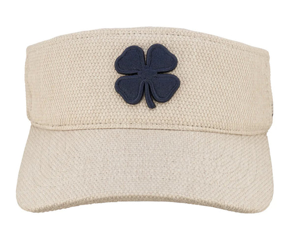 Black clover bamboo visor 1 oatmeal