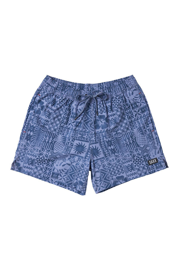 Saxx oh buoy 2in1 volley 5” tropical tapa lavender shorts