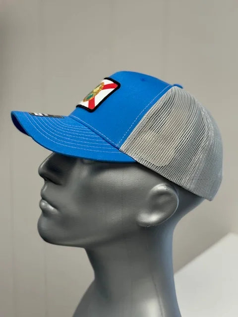 DeLand Apparel Company State of Florida Light Blue and Gray Hat