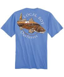 Local boy marsh red t-shirt