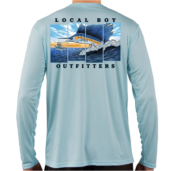 Local Boy Broken Frame Performance shirt