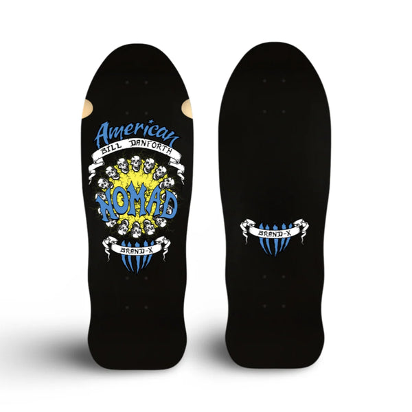 Bill Danforth Circle of skulls, limited edition, black stain deck