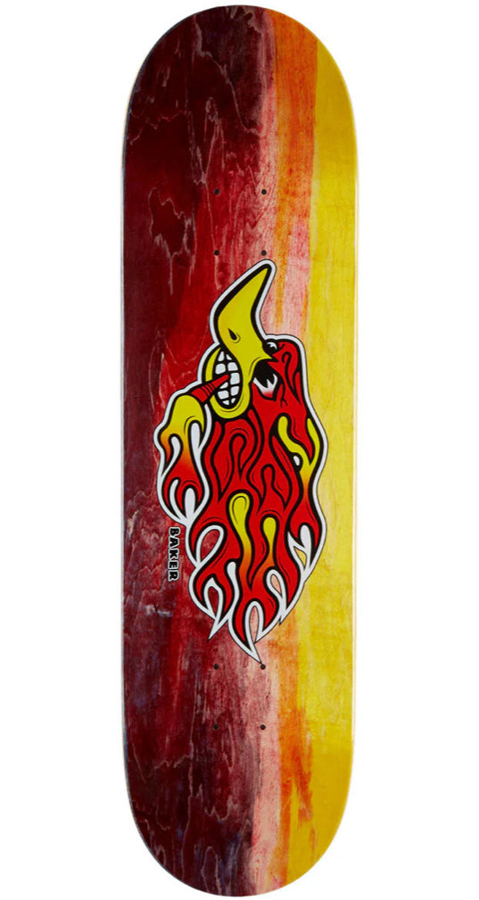 Baker figgy calamities skateboard deck 8.25