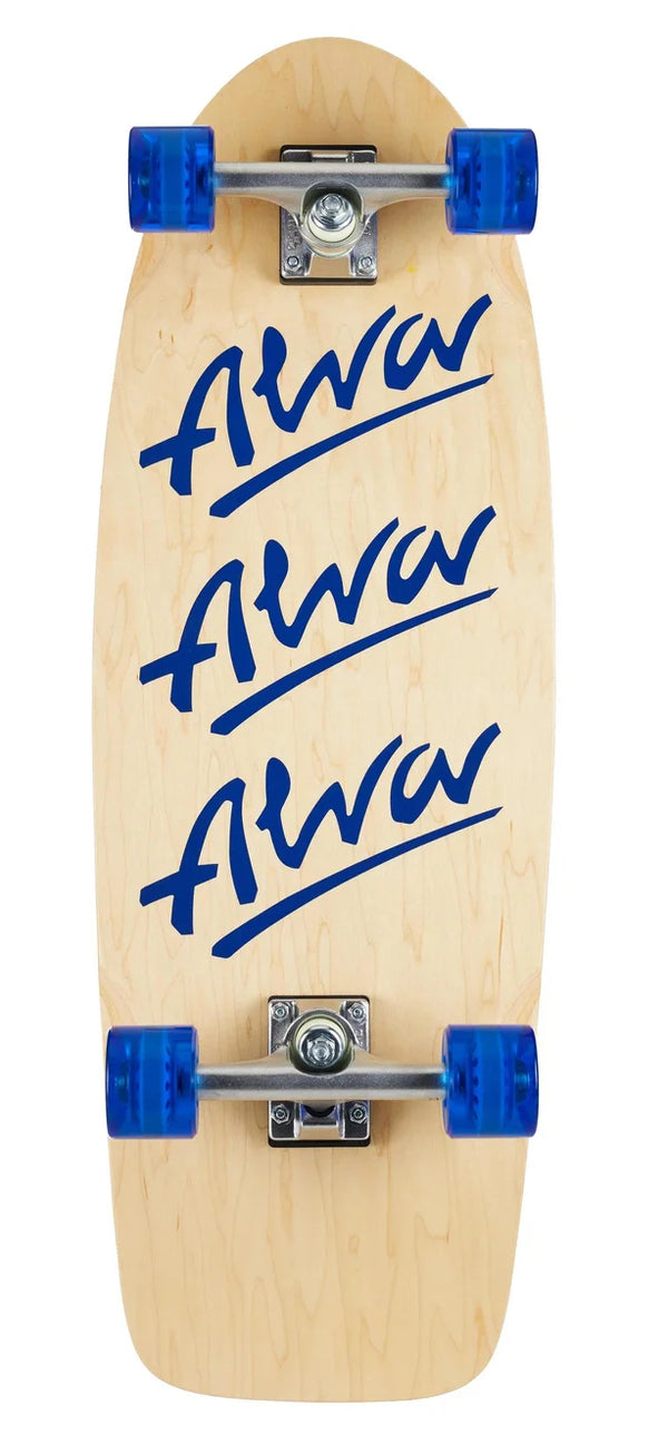 Alva tri logo pig skateboard complete