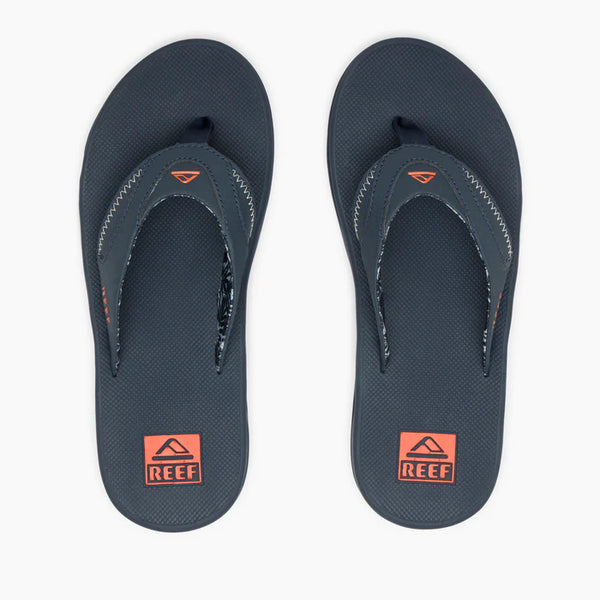 Reef fanning navy orange