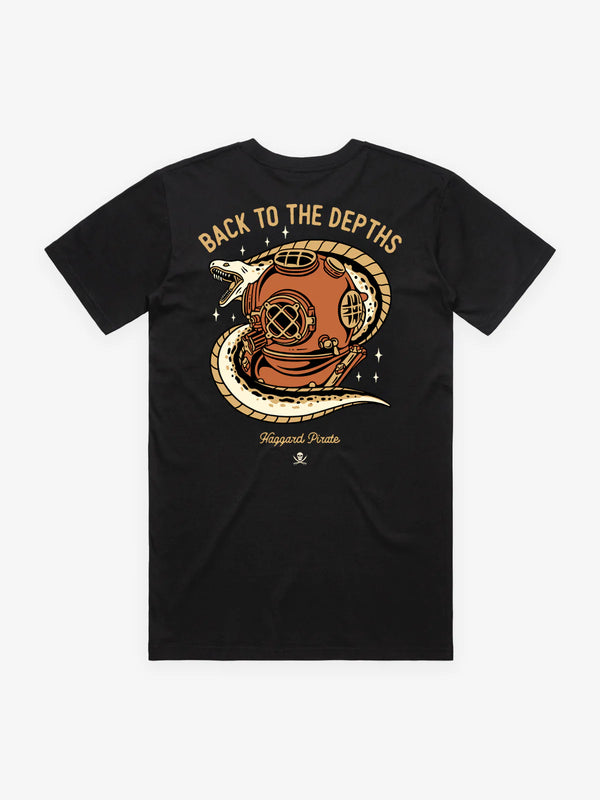 Haggard Pirate Deep Diver Tee Black