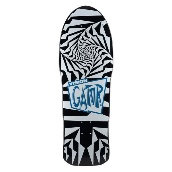 Vision gator II deck black/white 10.25