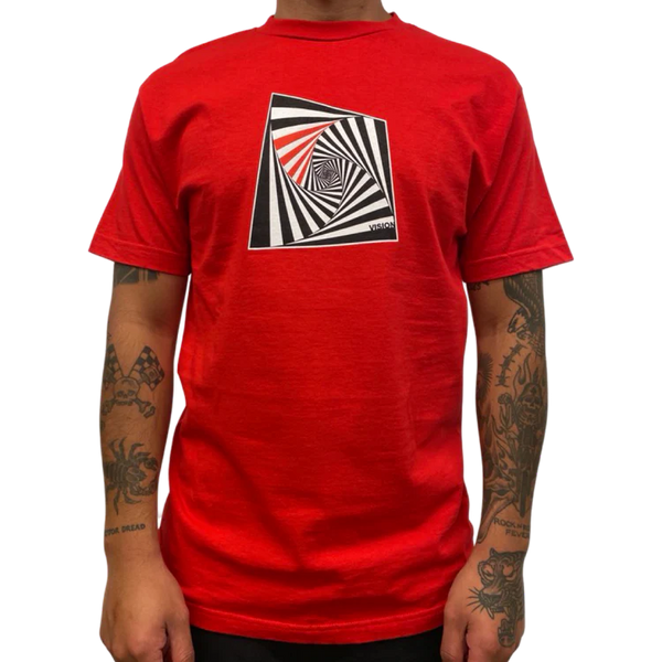 Vision streetwear original vision model shirt red