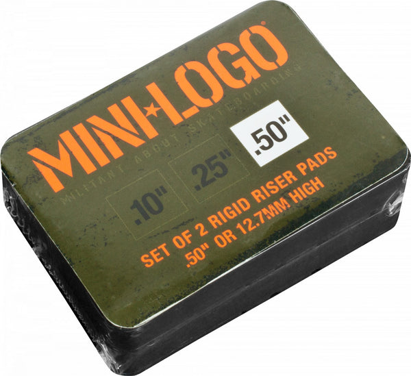 Mini logo risers hard 1/2”