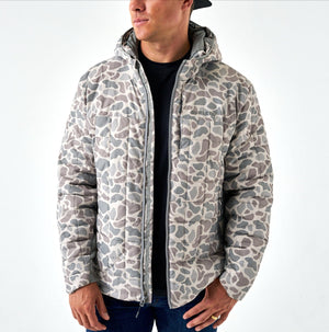 Burlebo Puffer Jacket Classic Deer Camo